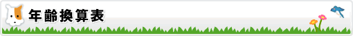年齢換算表